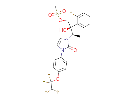 1-[(1R,2S)-2-(2-fluorophenyl)-2-hydroxy-3-methanesulfonyloxy-1-methylpropyl]-3-[4-(1,1,2,2-tetrafluoroethoxy)phenyl]-2(1H,3H)-imidazolone