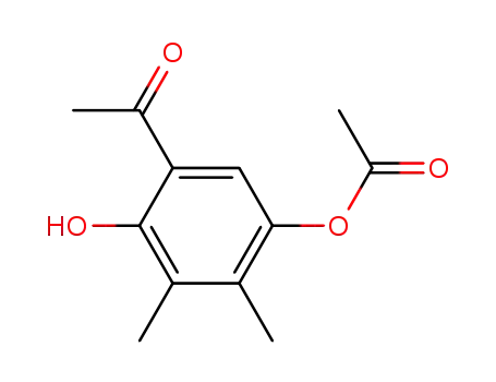 Ethanone, 1-[5-(acetyloxy)-2-hydroxy-3,4-dimethylphenyl]-