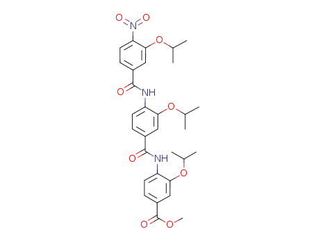 methyl 3-isopropoxy-4-(3-isopropoxy-4-(3-isopropoxy-4-nitro-benzoylamino)-benzoylamino)-benzoate