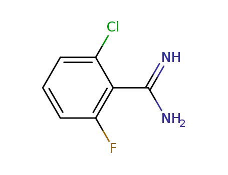 Molecular Structure of 885963-38-2 (2-CHLORO-6-FLUORO-BENZAMIDINE)