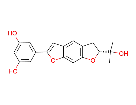 Molecular Structure of 123702-97-6 (Moracin O)