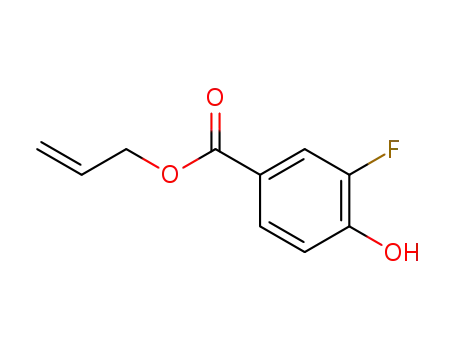 Molecular Structure of 135077-61-1 (allyl 3-fluoro-4-hydroxybenzoate)