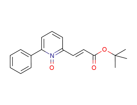 (E)-2-(3-tert-butoxy-3-oxoprop-1-enyl)-6-phenylpyridine N-oxide