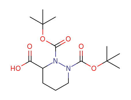 1,2-bis(tert-butoxycarbonyl)hexahydropyridazine-3-carboxylic acid