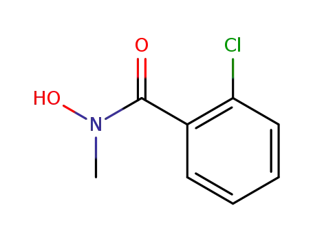 Molecular Structure of 59686-63-4 (Benzamide, 2-chloro-N-hydroxy-N-methyl-)