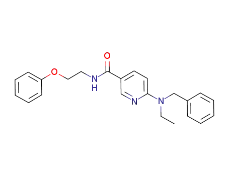 3-Pyridinecarboxamide,
6-[ethyl(phenylmethyl)amino]-N-(2-phenoxyethyl)-