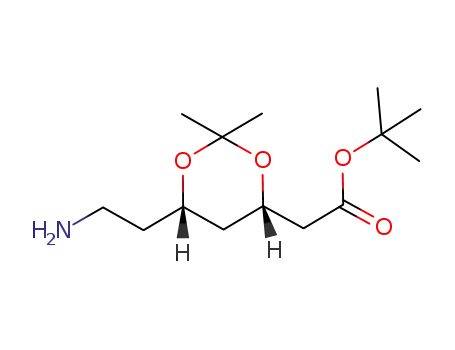 (4S,cis)-1,1-Dimethylethyl-6-aminoethyl-2,2-dimethyl-1,3-dioxane-4-acetate