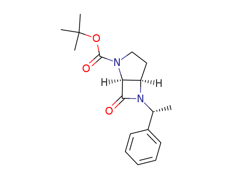(1S,5R)-tert-butyl 7-oxo-6-((R)-1-phenylethyl)-2,6-diaza-bicyclo[3.2.0]heptane-2-carboxylate(1133325-41-3)