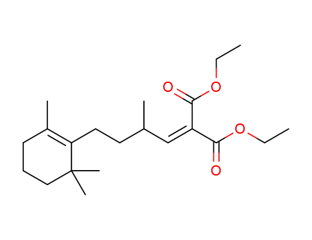 diethyl 2-(2-methyl-4-(2,6,6-trimethylcyclohex-1-enyl)butylidene)malonate