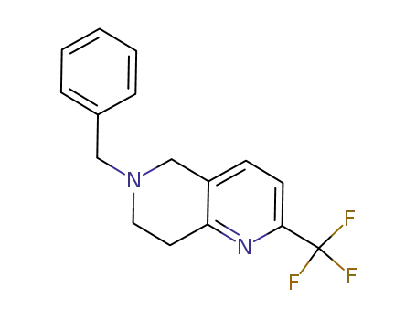 6-벤질-2-(트리플루오로메틸)-5,6,7,8-
테트라히드로-1,6-나프티리딘