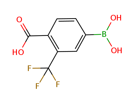 4-Borono-2-(trifluoromethyl)benzoic acid 1050424-03-7