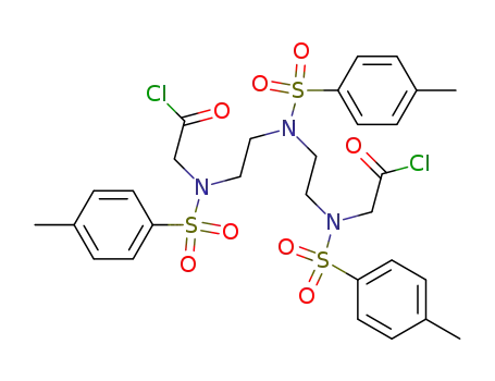 N,N',N-Tris(p-tolylsulfonyl)-3,6,9-triazaundecanedioic acid dichloride
