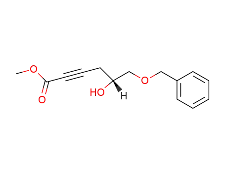 2-Hexynoic acid, 5-hydroxy-6-(phenylmethoxy)-, methyl ester, (R)-