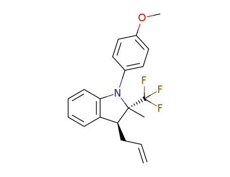 (+)-(2S,3S)-3-allyl-1-(4-methoxyphenyl)-2-methyl-2-(trifluoromethyl)indoline