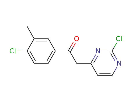 1-(4-chloro-3-methylphenyl)-2-(2-chloro-4-pyrimidinyl)ethanone