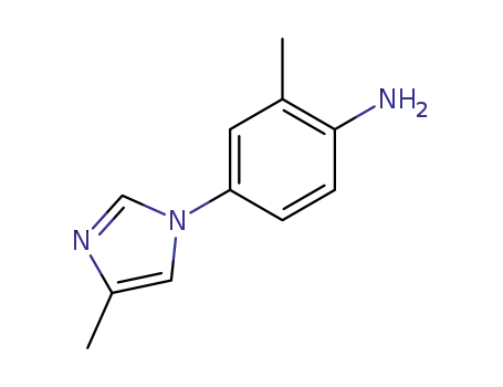 Benzenamine, 2-methyl-4-(4-methyl-1H-imidazol-1-yl)-