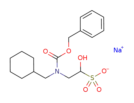 Molecular Structure of 949903-23-5 (ETHANESULFONIC ACID, 2-[(CYCLOHEXYLMETHYL)[(PHENYLMETHOXY)CARBONYL]AMINO]-1-HYDROXY-, SODIUM SALT (1:1))