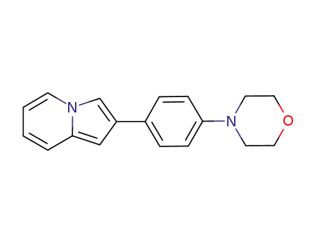 2-(4-morpholin-4-ylphenyl)indolizine