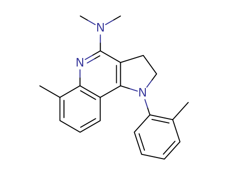 1H-Pyrrolo[3,2-c]quinolin-4-amine,  2,3-dihydro-N,N,6-trimethyl-1-(2-methylphenyl)-