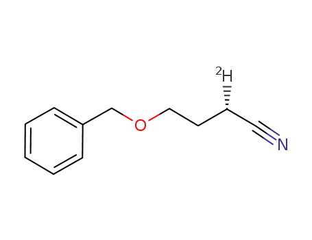 (S)-4-benzyloxy[2-2H<sub>1</sub>]butanenitrile