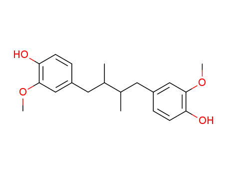 Molecular Structure of 36469-60-0 (dihydroguaiaretic acid)