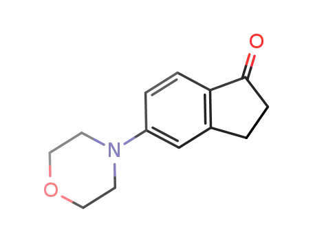 Molecular Structure of 760995-19-5 (5-MORPHOLIN-4-YL-INDAN-1-ONE)