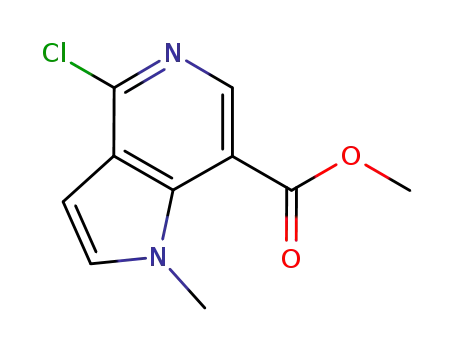 1H-Pyrrolo[3,2-c]pyridine-7-carboxylic acid, 4-chloro-1-Methyl-, Methyl ester