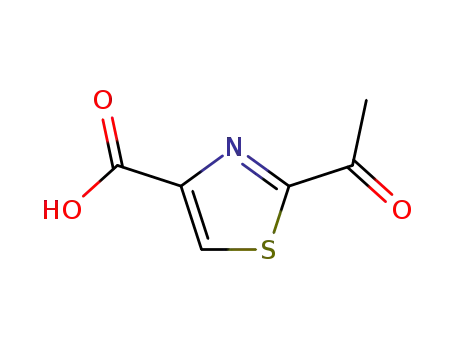 Molecular Structure of 13139-47-4 (2-acetylthiazole-4-carboxylic acid)
