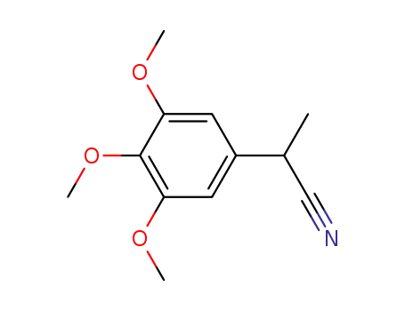 Molecular Structure of 91641-41-7 (α-methyl-3,4,5-trimethoxybenzeneacetonitrile)