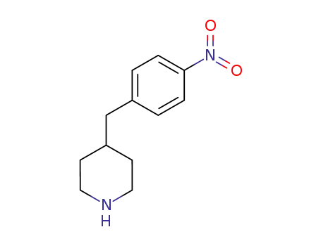 Molecular Structure of 77093-81-3 (4-(4-Nitrobenzyl)piperidine)