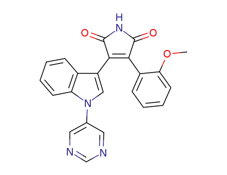 3-(2-methoxyphenyl)-4-[1-(5-pyrimidinyl)-1H-indol-3-yl]-1H-pyrrole-2,5-dione