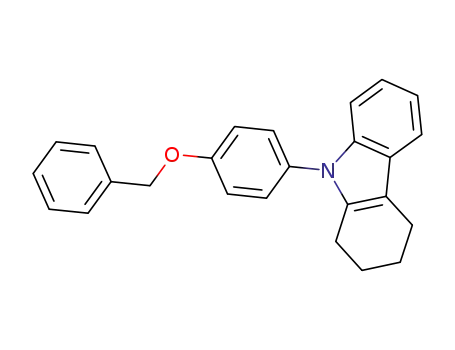 Molecular Structure of 847231-06-5 (1H-Carbazole, 2,3,4,9-tetrahydro-9-[4-(phenylmethoxy)phenyl]-)
