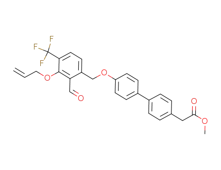 methyl (4'-{[3-(allyloxy)-2-formyl-4-(trifluoromethyl)benzyl]oxy}-1,1'-biphenyl-4-yl)acetate