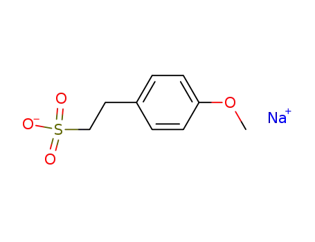 Molecular Structure of 35731-82-9 (sodium 4-methoxy-β-phenethylsulfonate)