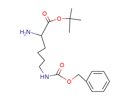 tert-butyl 2-amino-6-benzyloxycarbonylamino-hexanoate