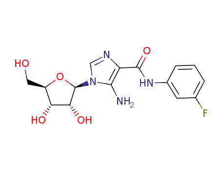 5-amino-4-N-3-fluorophenylcarboxamide-1-β-D-ribofuranosyl-1H-imidazole