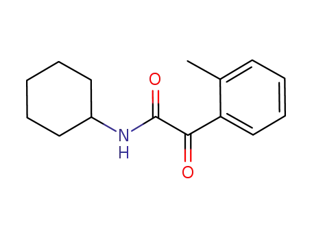 Molecular Structure of 1029542-43-5 (N-cyclohexyl-2-oxo-2-(o-tolyl)acetamide)
