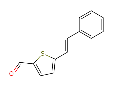 5-[(E)-2-phenylethenyl]thiophene-2-carbaldehyde