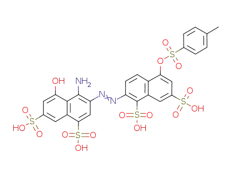 Molecular Structure of 853112-89-7 (C<sub>27</sub>H<sub>21</sub>N<sub>3</sub>O<sub>16</sub>S<sub>5</sub>)
