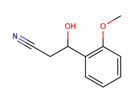 β-hydroxy-2-methoxy-benzenepropanenitrile