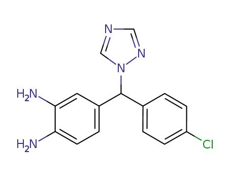 1,2-diamino-4-{(4-chlorophenyl)(1H-1,2,4-triazol-1-yl)-methyl}benzene