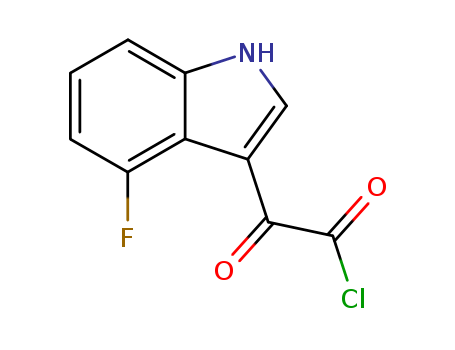 1H-Indole-3-acetyl chloride, 4-fluoro-a-oxo-