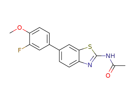 N-(6-(3-fluoro-4-methoxyphenyl)benzo[d]thiazol-2-yl)acetamide
