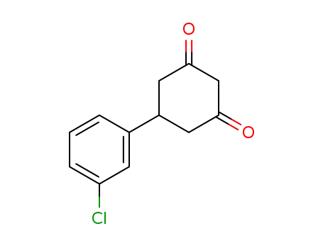 Molecular Structure of 55579-71-0 (5-(3-Chloro-phenyl)-cyclohexane-1,3-dione)