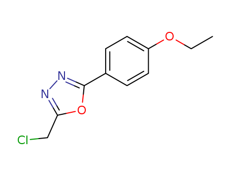 2-(chloromethyl)-5-(4-ethoxyphenyl)-1,3,4-oxadiazole