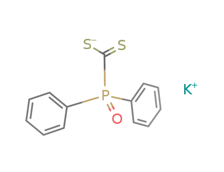 K<sup>(1+)</sup>*(C<sub>6</sub>H<sub>5</sub>)2POCS<sub>2</sub><sup>(1-)</sup>=K(C<sub>6</sub>H<sub>5</sub>)2POCS<sub>2</sub>