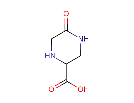 Molecular Structure of 3262-59-7 (5-oxo-2-Piperazinecarboxylic acid)