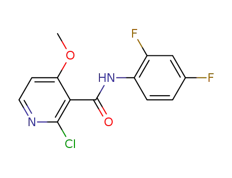 2-chloro-N-(2,4-difluorophenyl)-4-methoxynicotinamide