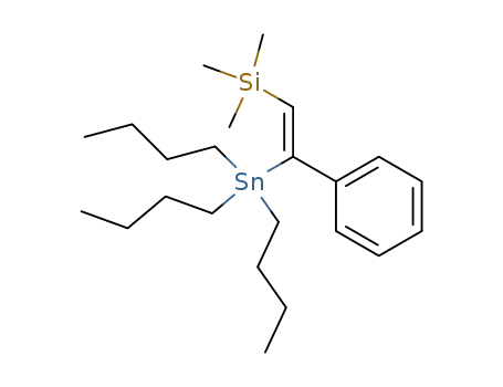 Molecular Structure of 103731-37-9 (Silane, trimethyl[2-phenyl-2-(tributylstannyl)ethenyl]-, (Z)-)