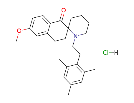 1'-(2-mesitylethyl)-6-methoxy-3,4-dihydro-1H-spiro[naphthalene-2,2'-piperidin]-1-one hydrochloride